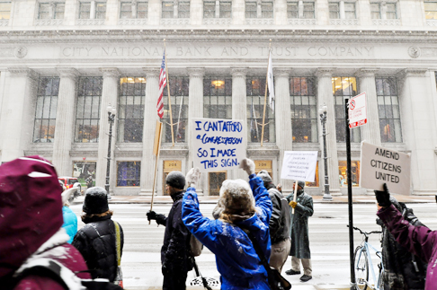 Rally to amend Citizens United ruling