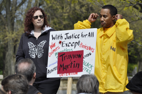 Trayvon Martin solidarity protest