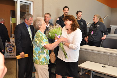 Kelley Gruca receives award