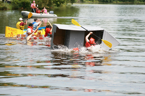 FVUW kicks off campaign with Cardboard Boat Race