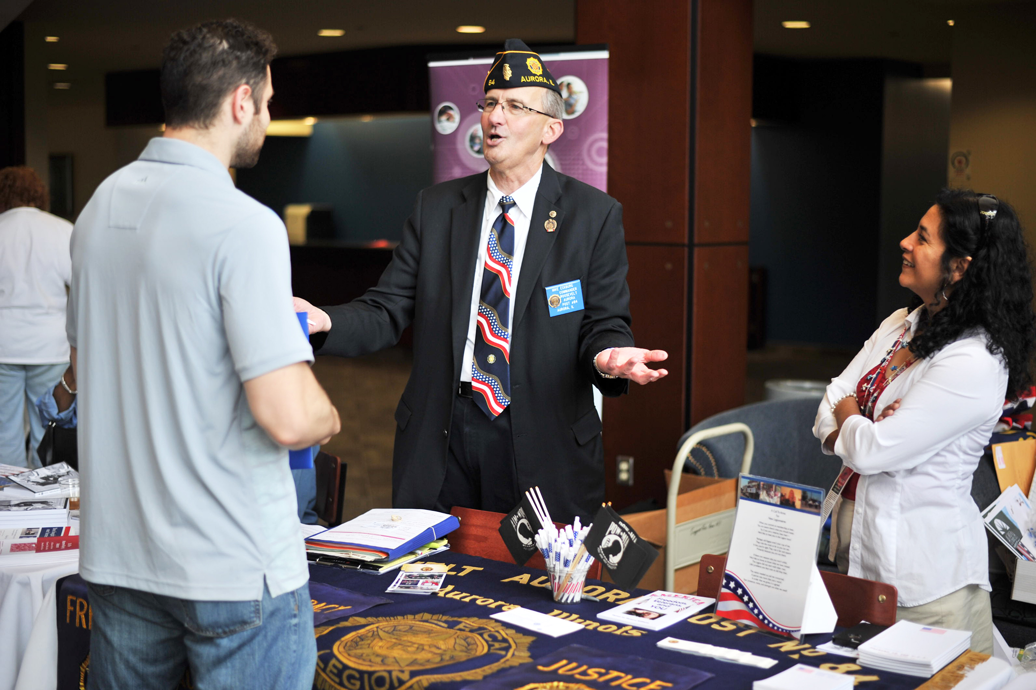 Aurora University veteran's fair