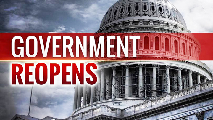 Government reopens