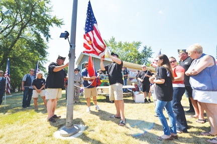 flag raising