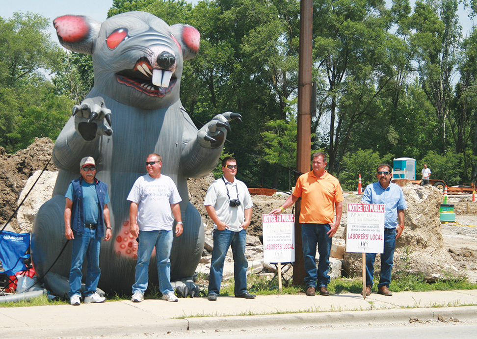 Laborers' Local 149 and Scabby the Rat